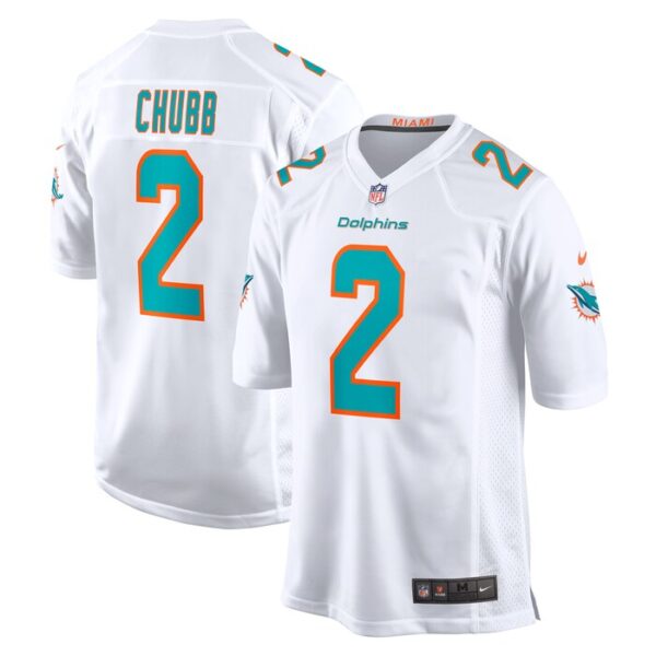 Bradley Chubb Miami Dolphins Game Player Jersey - White