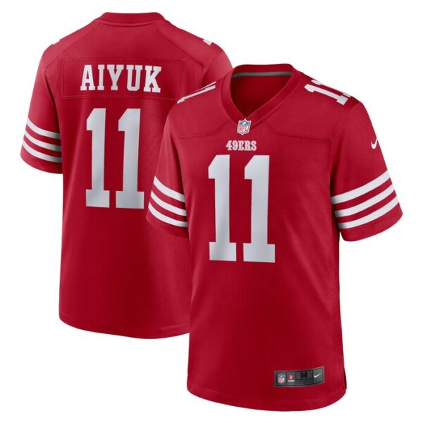 Brandon Aiyuk San Francisco 49ers Team Player Game Jersey - Scarlet