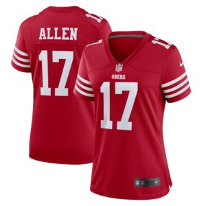 Brandon Allen San Francisco 49ers Women Game Jersey - Scarlet