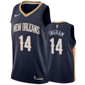 Brandon Ingram New Orleans Pelicans #14 2019-20 Icon Men's Jersey - Navy