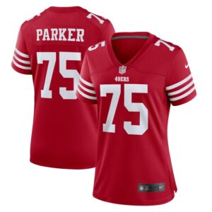 Brandon Parker San Francisco 49ers Women Team Game Jersey - Scarlet