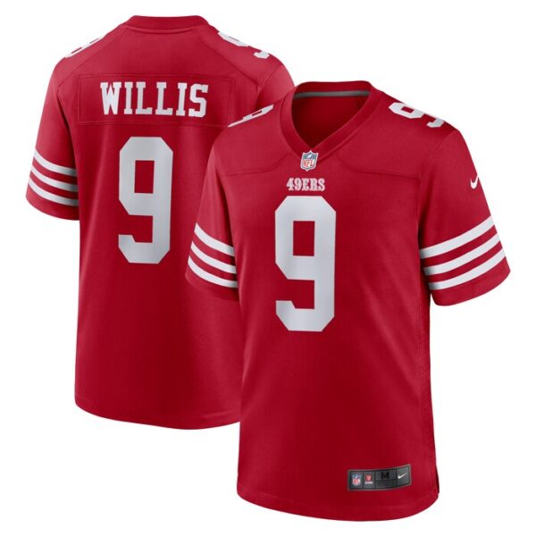 Brayden Willis San Francisco 49ers Team Game Jersey - Scarlet