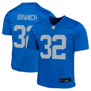 Brian Branch Detroit Lions Youth Alternate Game Jersey - Blue