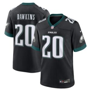 Brian Dawkins Philadelphia Eagles Alternate Game Jersey - Black