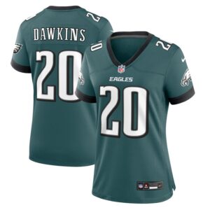 Brian Dawkins Philadelphia Eagles Women Retired Player Game Jersey - Midnight Green