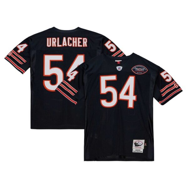 Brian Urlacher Chicago Bears 2003 Mitchell & Ness Throwback Retired Player Jersey - Navy