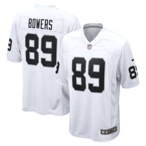 Brock Bowers Las Vegas Raiders Game Jersey - White