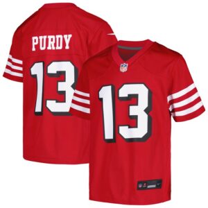 Brock Purdy San Francisco 49ers Youth Game Jersey - Scarlet