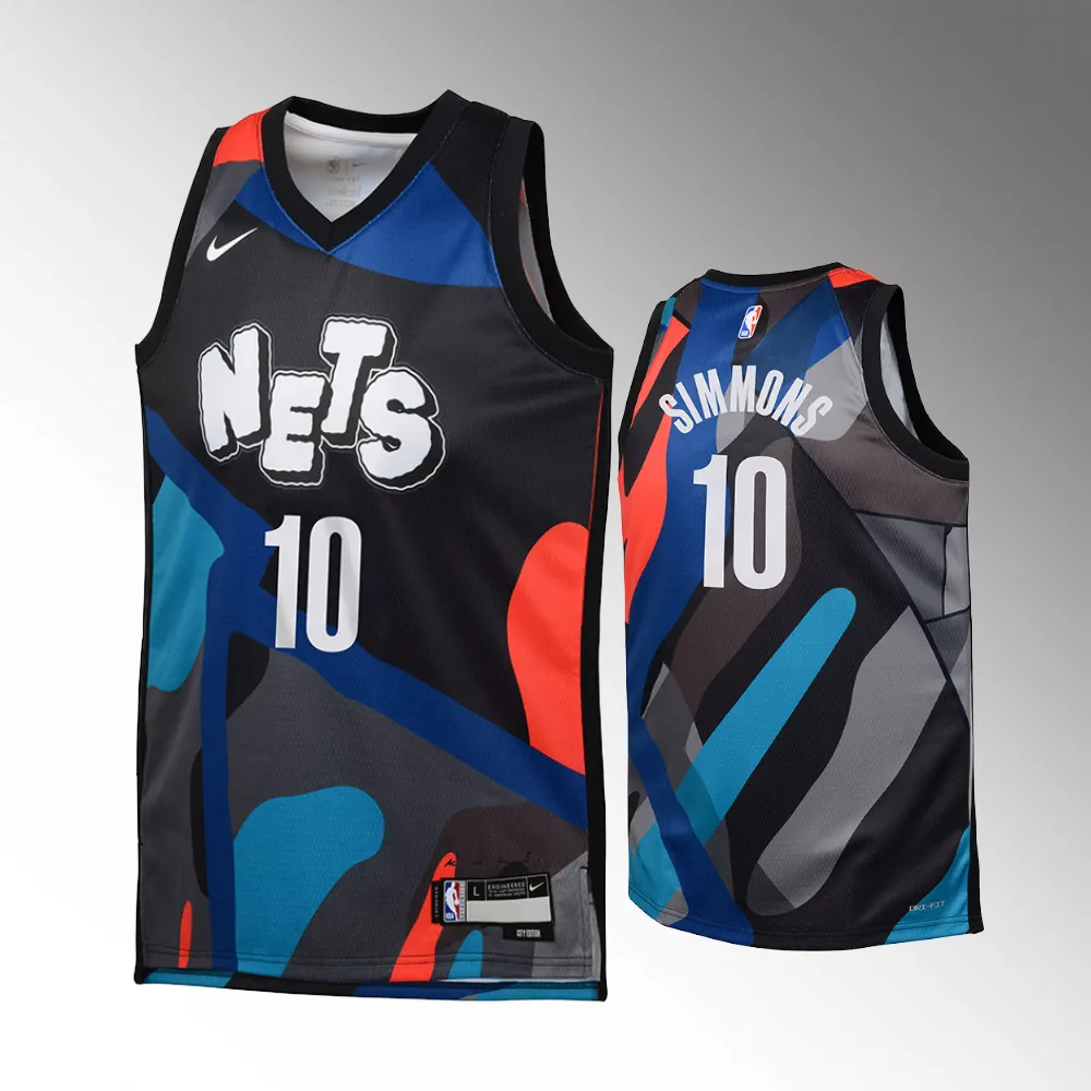 Brooklyn Nets #10 Ben Simmons Youth 2023-24 City Edition Black Swingman Jersey