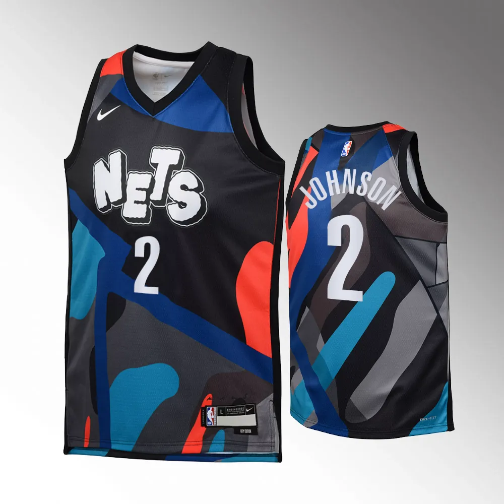 Brooklyn Nets #2 Cameron Johnson 2023-24 City Edition Swingman Black Jersey