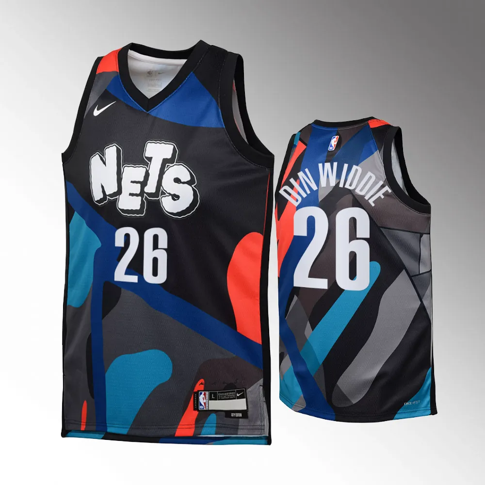 Brooklyn Nets #26 Spencer Dinwiddie 2023-24 City Edition Swingman Black Jersey