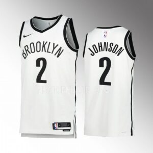 Brooklyn Nets Cameron Johnson 2022-23 Association Edition White #2 Jersey Swingman