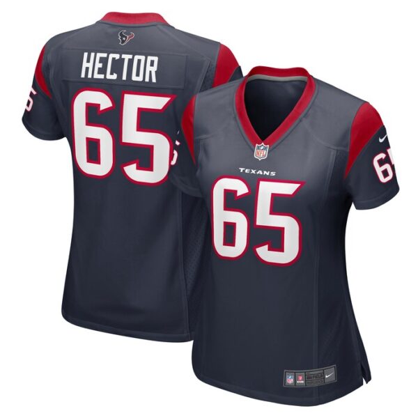 Bruce Hector Houston Texans Women Game Jersey - Navy