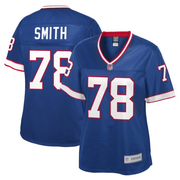 Bruce Smith Buffalo Bills NFL Pro Line Women Retired Player Replica Jersey - Royal