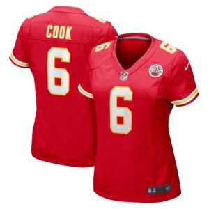 Bryan Cook Kansas City Chiefs Women Game Player Jersey - Red