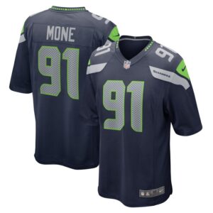 Bryan Mone Seattle Seahawks Game Jersey - College Navy