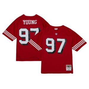 Bryant Young San Francisco 49ers Mitchell & Ness Legacy Replica Jersey - Scarlet