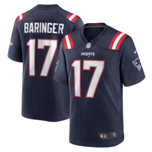 Bryce Baringer New England Patriots Team Game Jersey - Navy