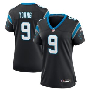 Bryce Young Carolina Panthers Women Team Game Jersey - Black