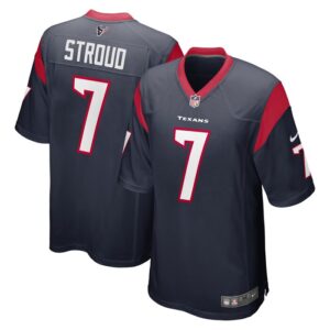 C.J. Stroud Houston Texans 2023 NFL Draft First Round Pick Game Jersey - Navy