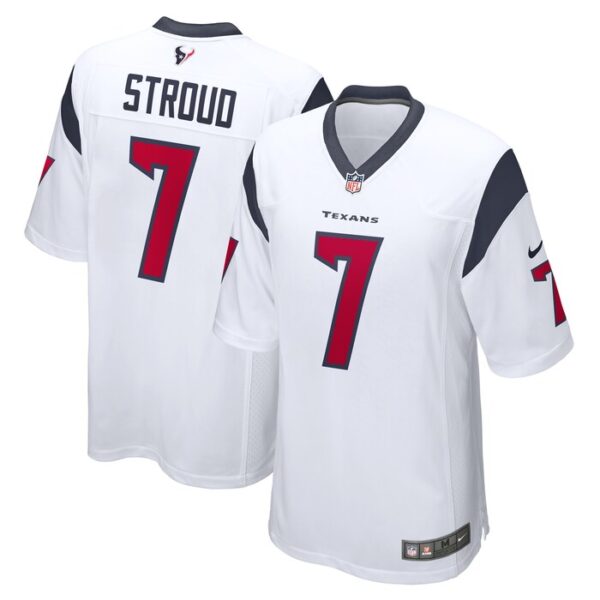 CJ Stroud Houston Texans 2023 NFL Draft First Round Pick Game Jersey - White