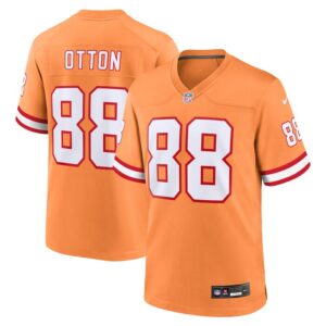 Cade Otton Tampa Bay Buccaneers Throwback Game Jersey - Orange