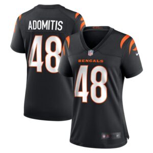 Cal Adomitis Cincinnati Bengals Women Game Player Jersey - Black