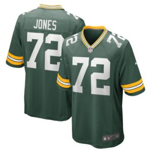 Caleb Jones Green Bay Packers Game Player Jersey - Green