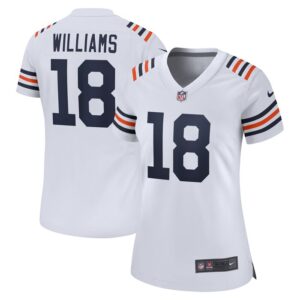 Caleb Williams Chicago Bears Women 2024 NFL Draft 2nd Alternate Game Player Jersey - White