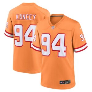 Calijah Kancey Tampa Bay Buccaneers Alternate Team Game Jersey - Orange