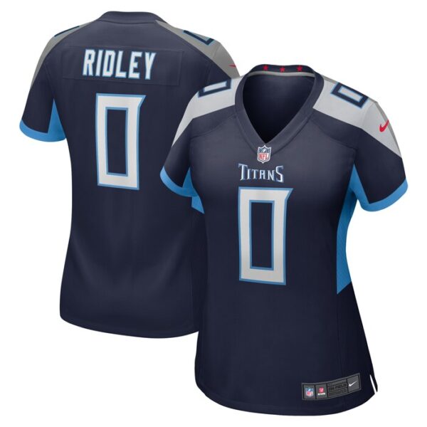 Calvin Ridley Tennessee Titans Women Game Player Jersey - Navy