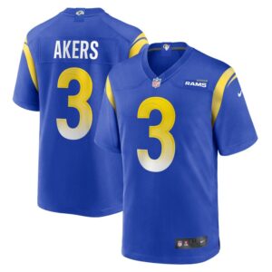 Cam Akers Los Angeles Rams Game Jersey - Royal