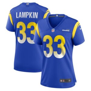 Cam Lampkin Los Angeles Rams Women Game Jersey - Royal