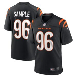 Cam Sample Cincinnati Bengals Game Jersey - Black