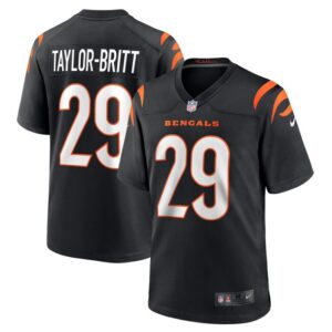 Cam Taylor-Britt Cincinnati Bengals Game Player Jersey - Black