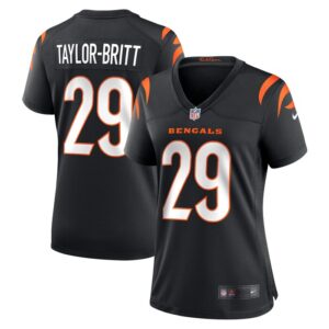 Cam Taylor-Britt Cincinnati Bengals Women Game Player Jersey - Black