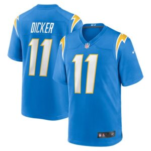 Cameron Dicker Los Angeles Chargers Game Jersey - Powder Blue