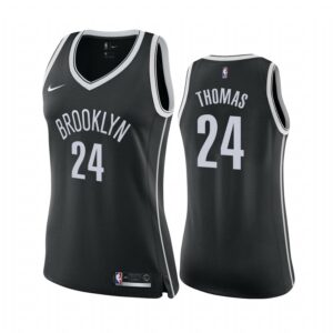 Cameron Thomas Brooklyn Nets Black Icon Edition 2021 Women Jersey