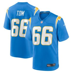 Cameron Tom Los Angeles Chargers Game Jersey - Powder Blue