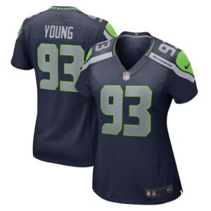 Cameron Young Seattle Seahawks Women Game Jersey - College Navy