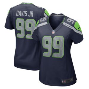 Carl Davis Jr. Seattle Seahawks Women Game Jersey - Navy