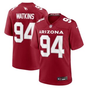 Carlos Watkins Arizona Cardinals Game Player Jersey - Cardinal