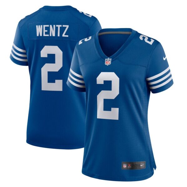 Carson Wentz Indianapolis Colts Women Alternate Game Jersey - Royal