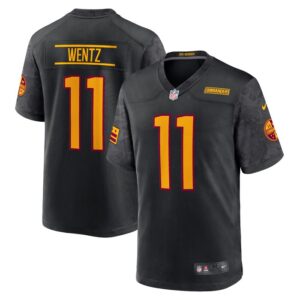 Carson Wentz Washington Commanders Alternate Game Player Jersey - Black