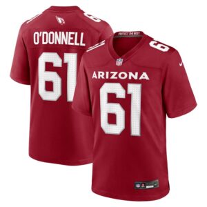 Carter O'Donnell Arizona Cardinals Team Game Jersey - Cardinal