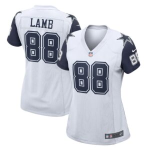 CeeDee Lamb Dallas Cowboys Women 2nd Alternate Game Jersey - White