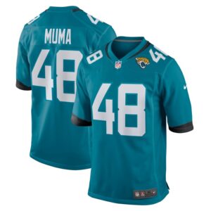 Chad Muma Jacksonville Jaguars Game Jersey - Teal