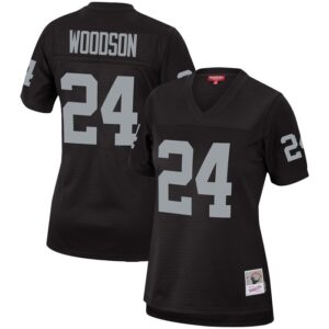 Charles Woodson Las Vegas Raiders Mitchell & Ness Women Legacy Replica Team Jersey - Black