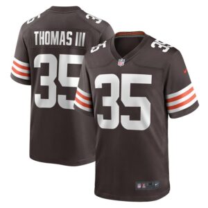 Charlie Thomas Cleveland Browns Team Game Jersey - Brown