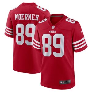 Charlie Woerner San Francisco 49ers Game Jersey - Scarlet